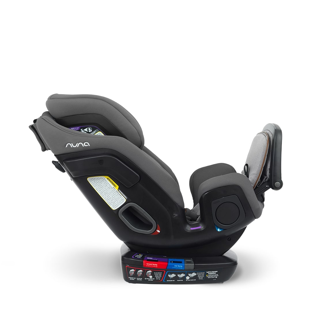 Nuna Exec Car seat capsule side view recline