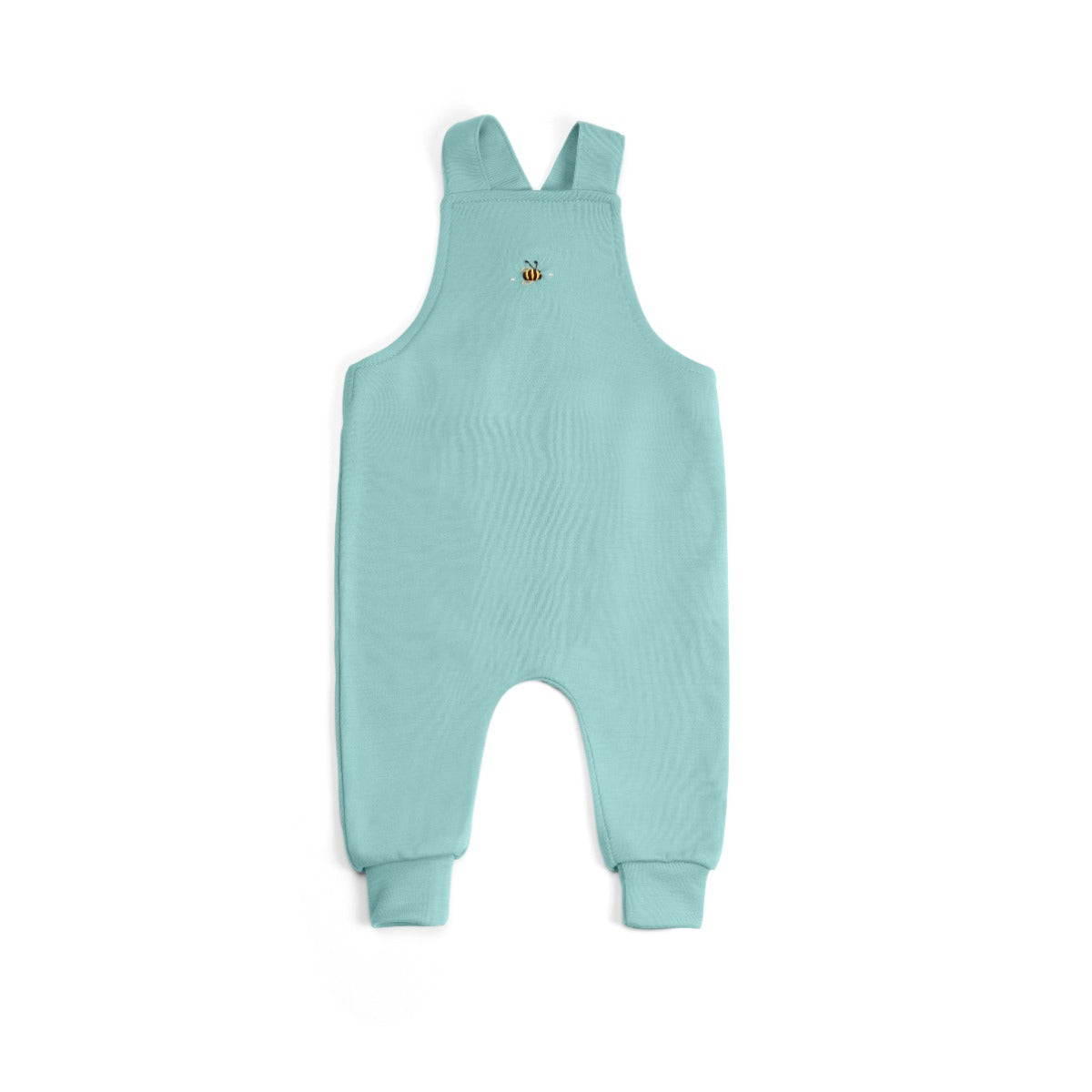 Dimples by Jane Anne Merino Overalls Fall Fiesta Teal Bee:image,small_image,thumbnail,swatch_image