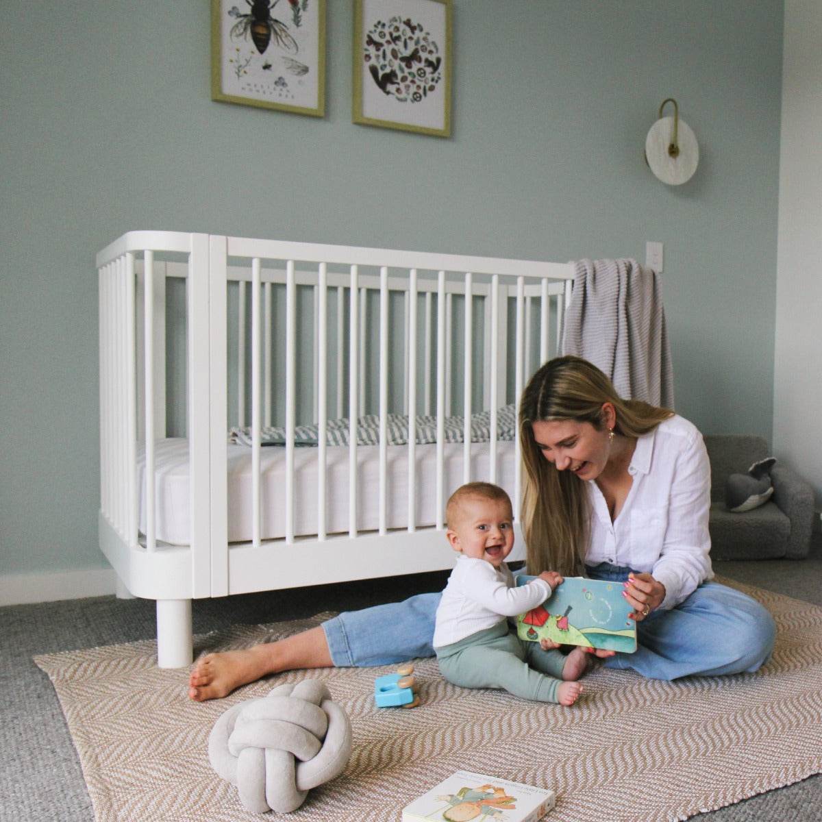 Cariboo Florence Cot in a baby nursery