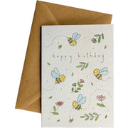 Little Difference Happy Birthday Bees Card:image,small_image,thumbnail,swatch_image