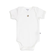 Dimples baby clothing short sleeve bodysuit in White Bee:image,small_image,thumbnail
