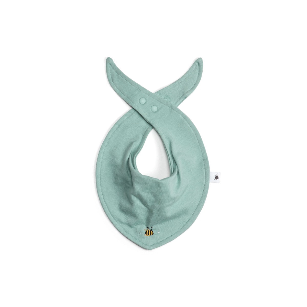 Cotton Bib in ocean color for baby feeding:image,small_image,thumbnail,swatch_image