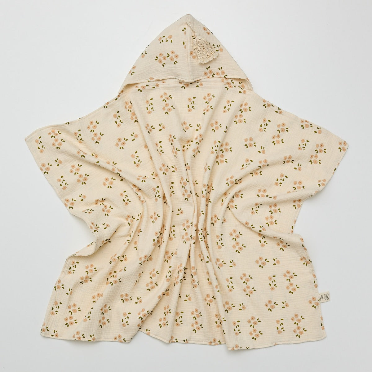Muslin Hooded Towel | Over the Dandelions - Daisy print:image,small_image,thumbnail,swatch_image