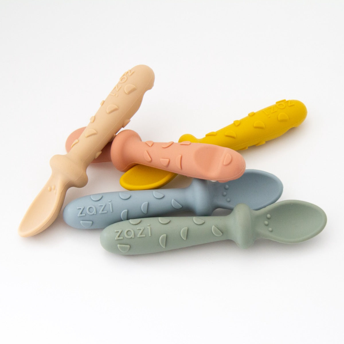 Silicone clever spoon set from Zazi