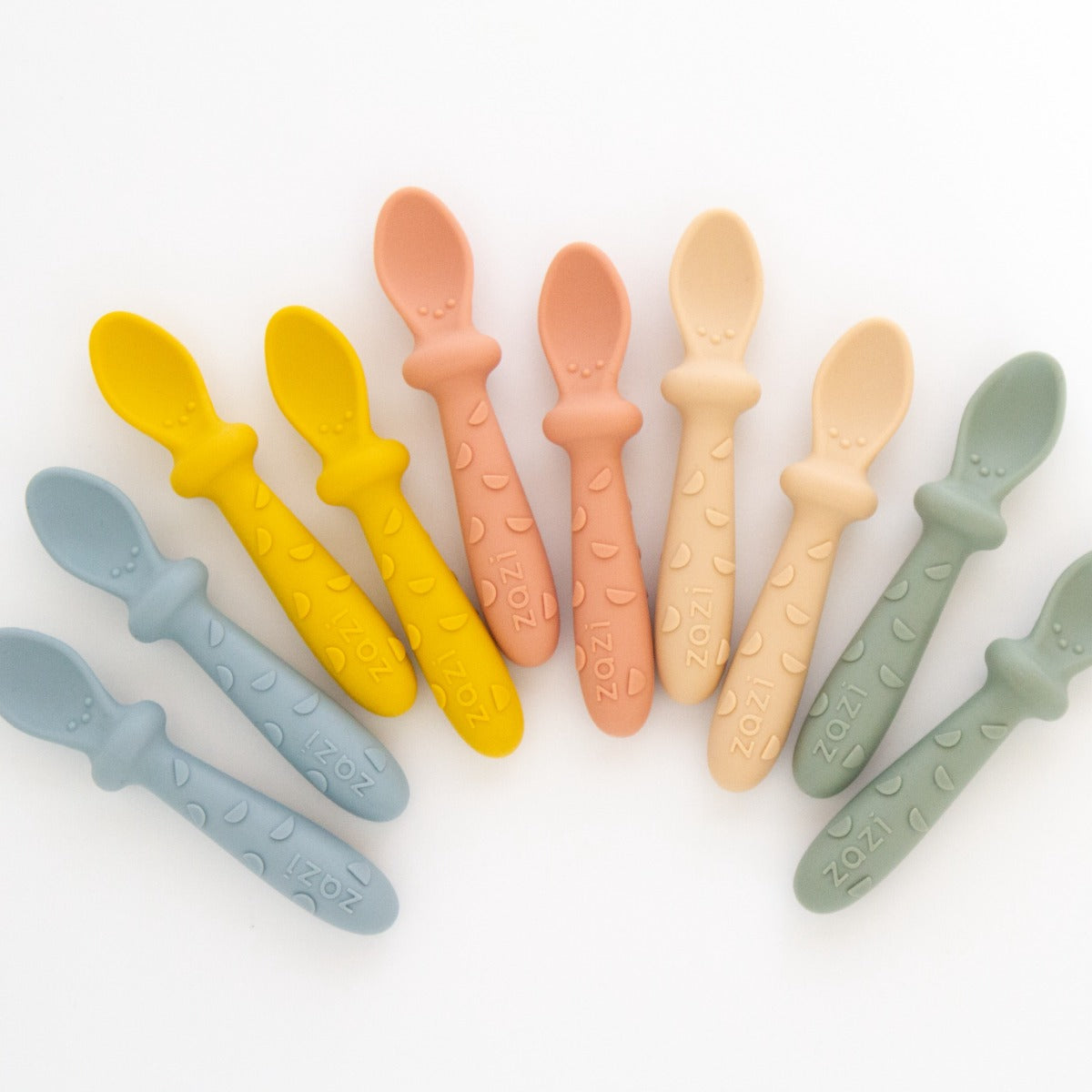 Silicone clever spoon set from Zazi