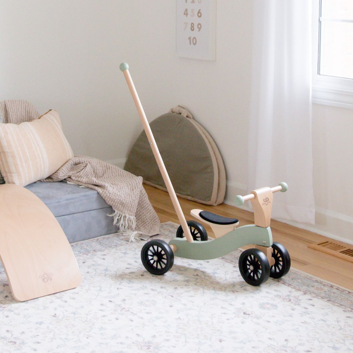 Kinderfeets Tiny Glider Inside Living Room