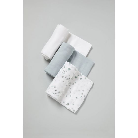 Little Bamboo Muslin Wraps 3pk – Soft, Breathable Baby Swaddles