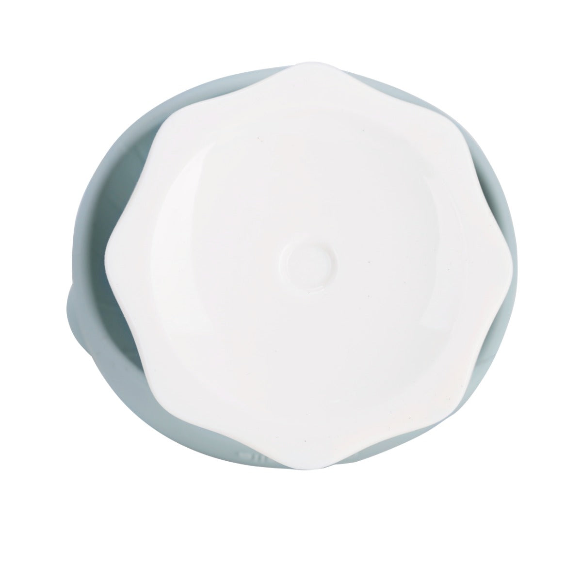 Mombella iron green mushroom teether upside down