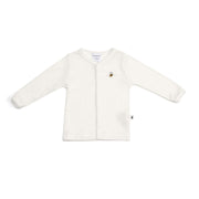 Dimples classic merino baby cardigan in cream bee:image,small_image,thumbnail