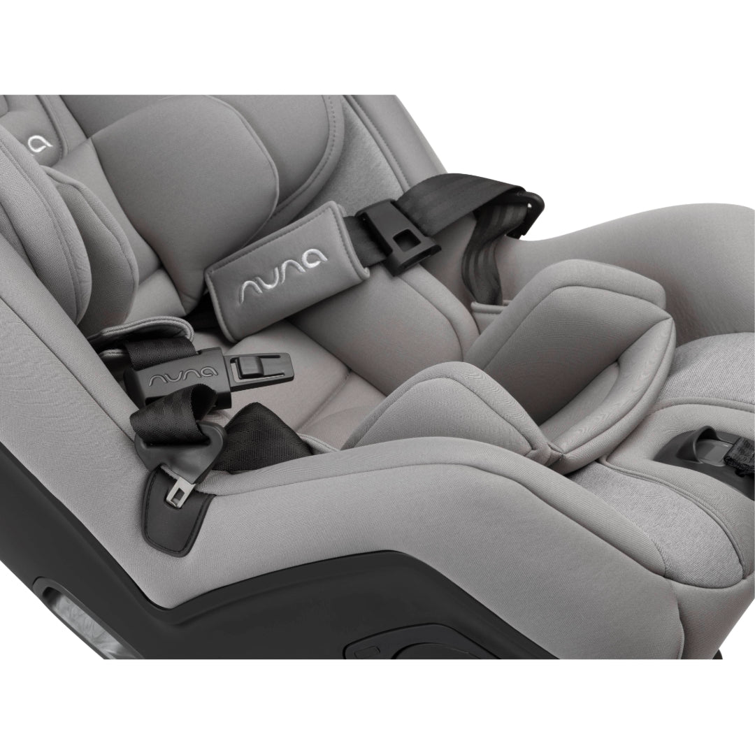 Nuna Rava Car Seat Frost close up