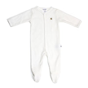 Cotton Babygrow White Bee Dimples:image,small_image,thumbnail