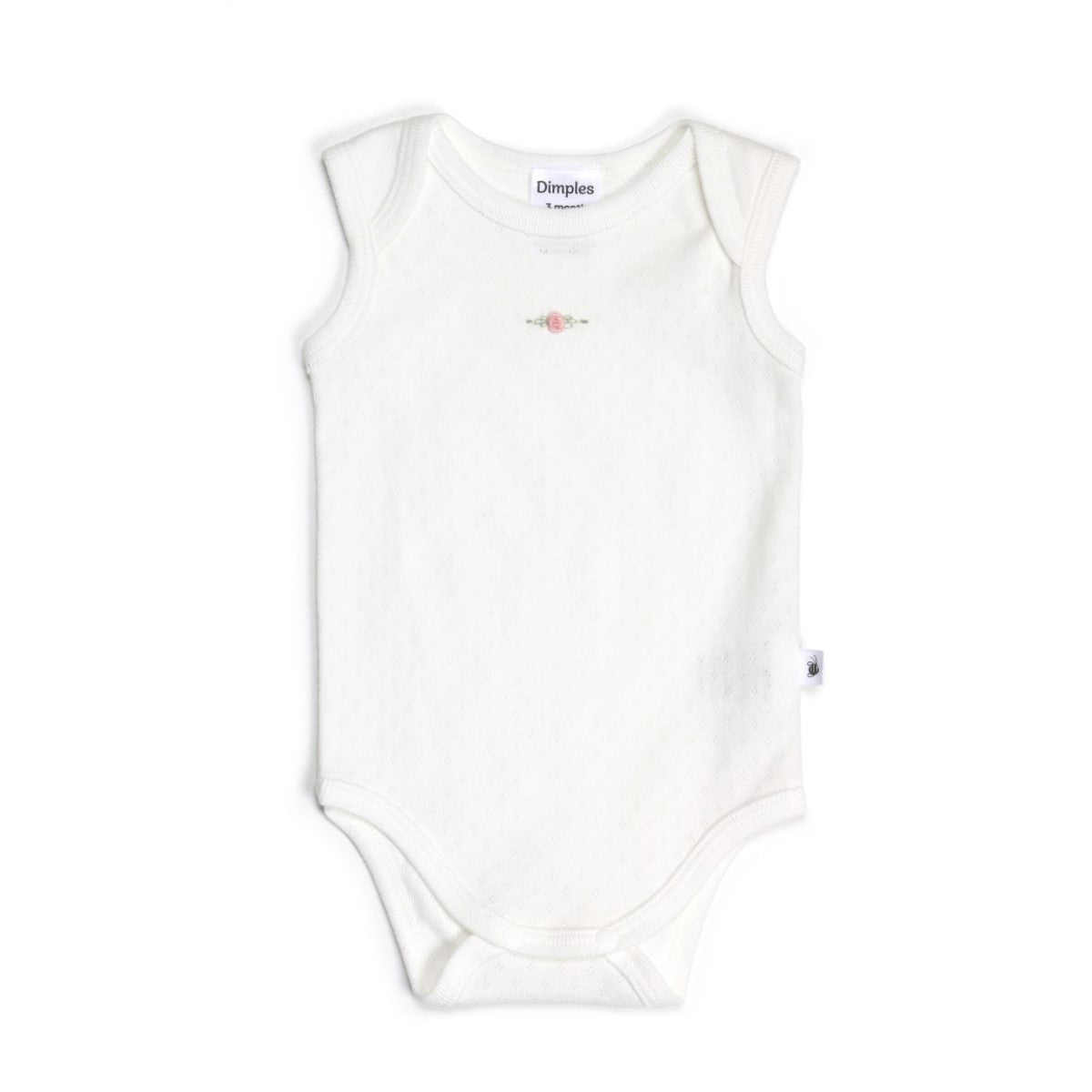 Cotton SL Bodysuit in white rose:image,small_image,thumbnail