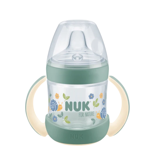NUK for Nature Learner Bottle Green Sippy Cup for Babies Green