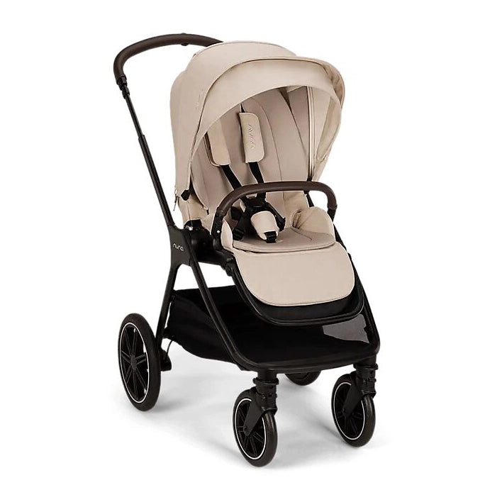 travel lx stroller Nuna TRIV LX Stroller Biscotti – All-Terrain, Travel Ready | Dimples NZ