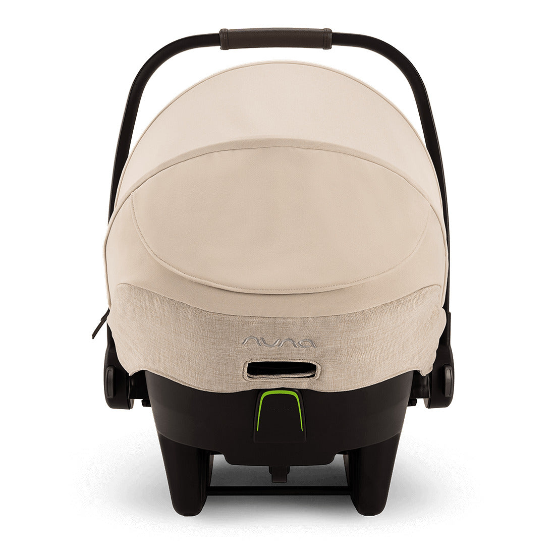 Nuna Pipa Next Capsule in biscotti color rear view