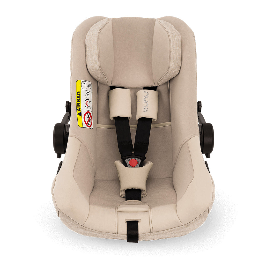 Nuna Pipa Next Capsule in biscotti color front view
