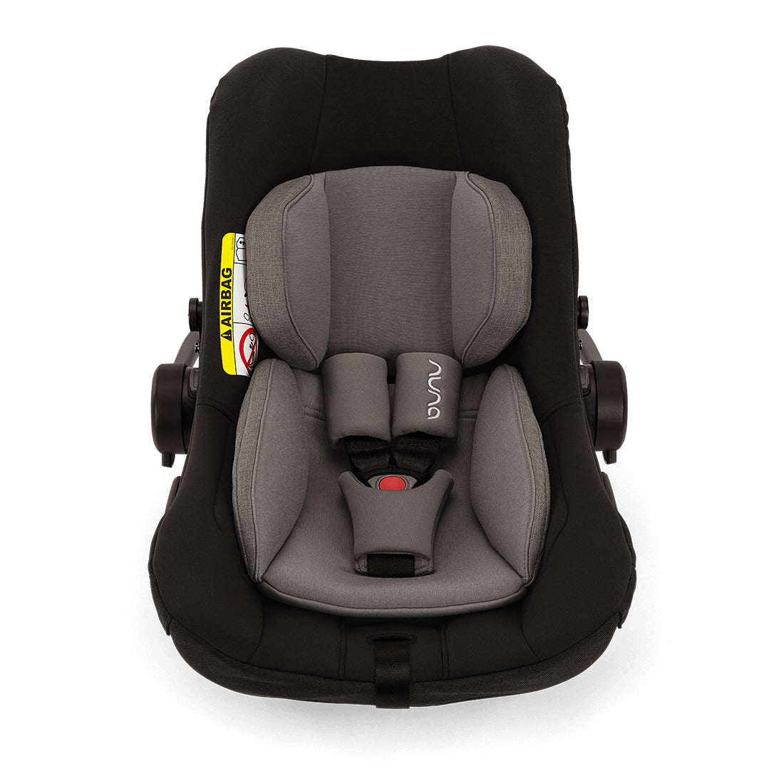 Nuna Pipa Next car seat capsule in Caviar front view