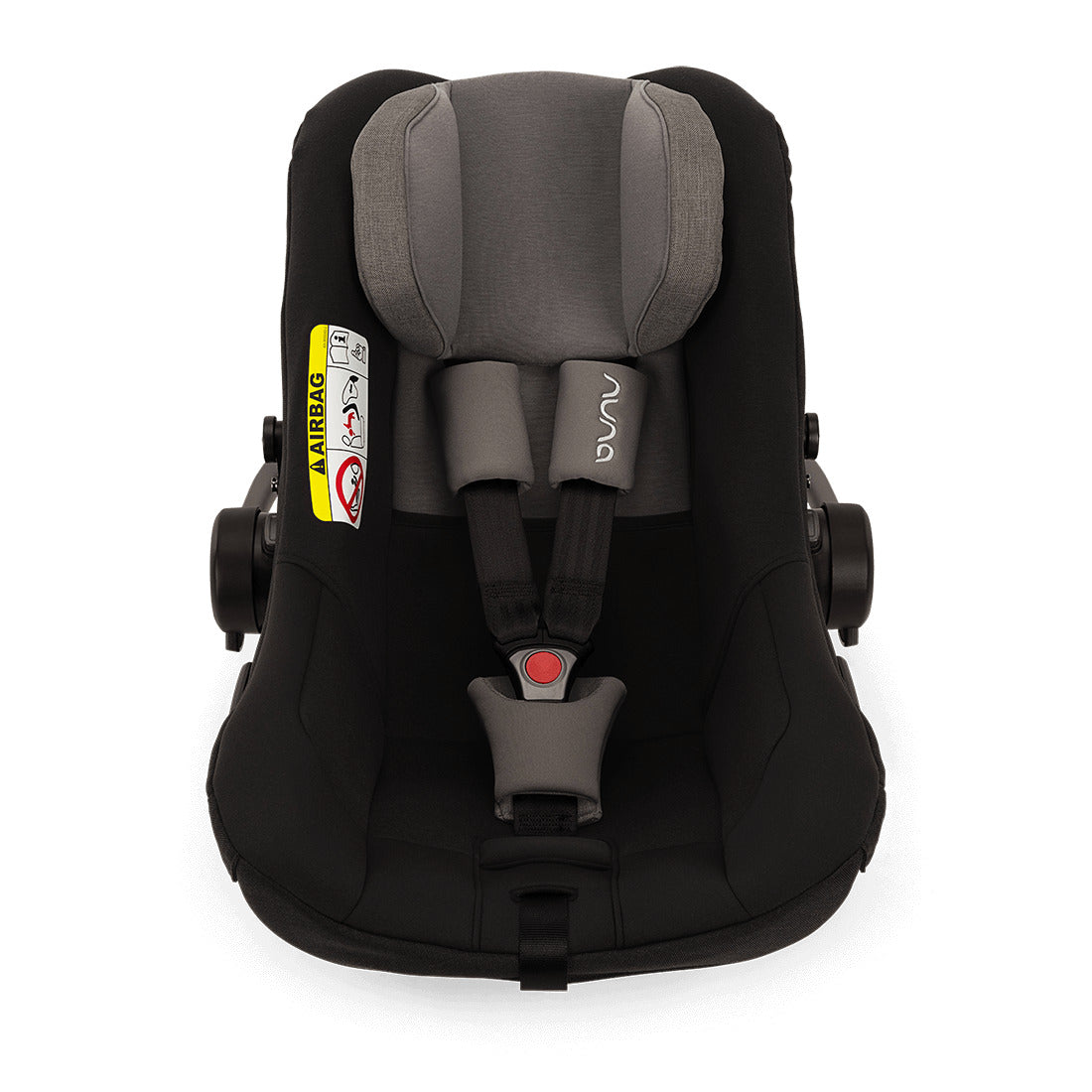 Nuna Pipa Next car seat capsule in Caviar front view