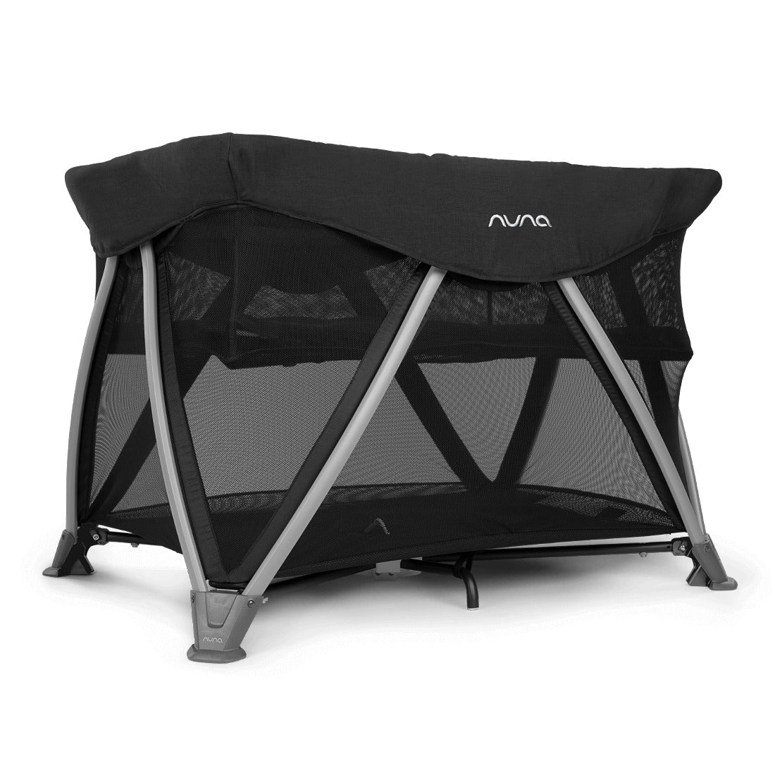 Nuna Sena Aire Travel Cot Caviar Breathable, Portable