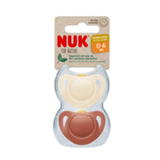 NUK for Nature Latex Soother 2pk - NUK - Dimples