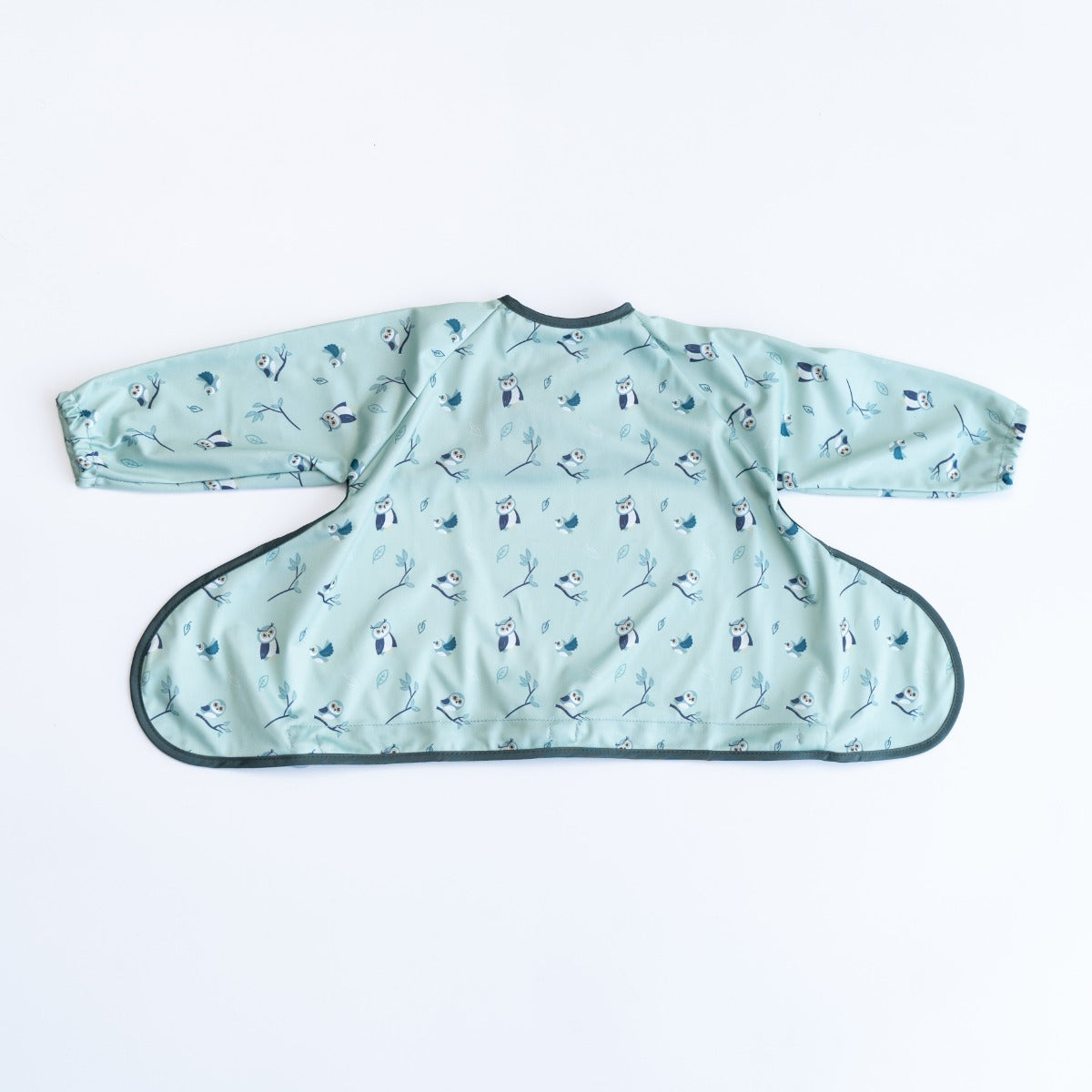 Baby long sleeve bib with owl print