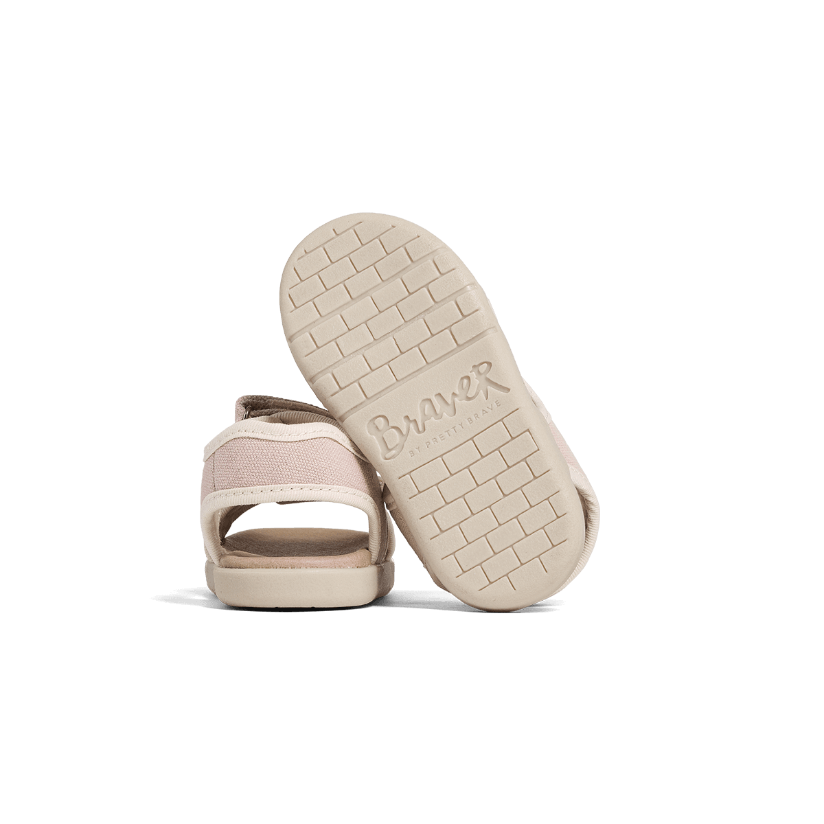 Pretty Brave 1st Walker Play Sandal in Blush  back view