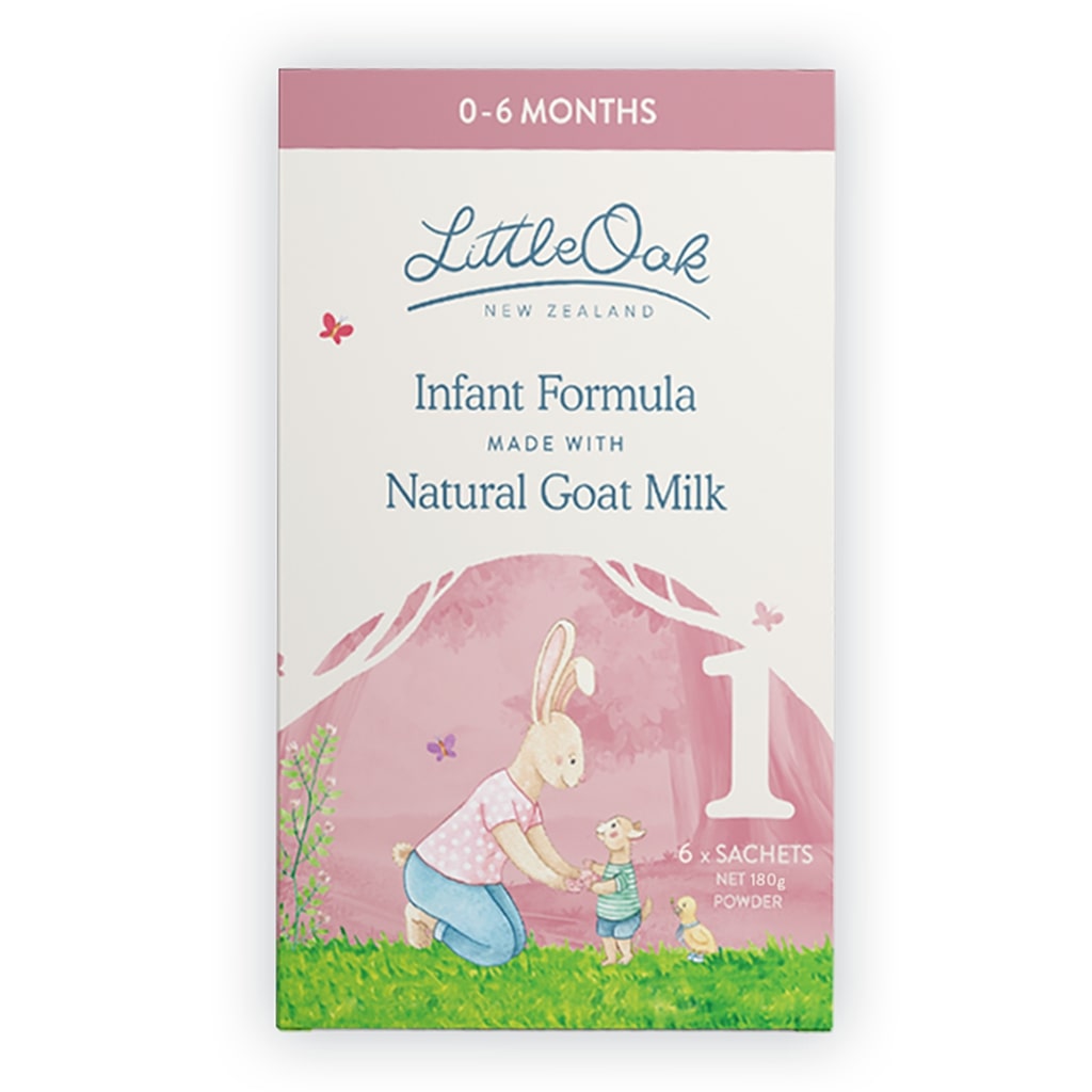 Little Oak Natural Goats Milk Sachet stage 1 180g