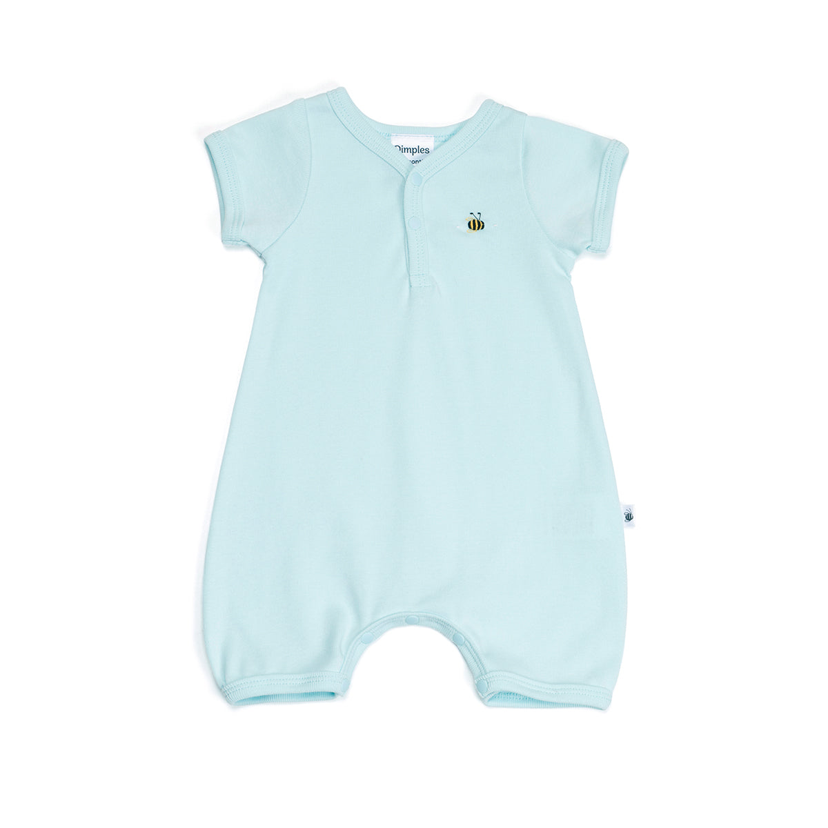 Dimples summer 2022/23 collection pastel skies cotton romper in Blue bee:image,small_image,thumbnail