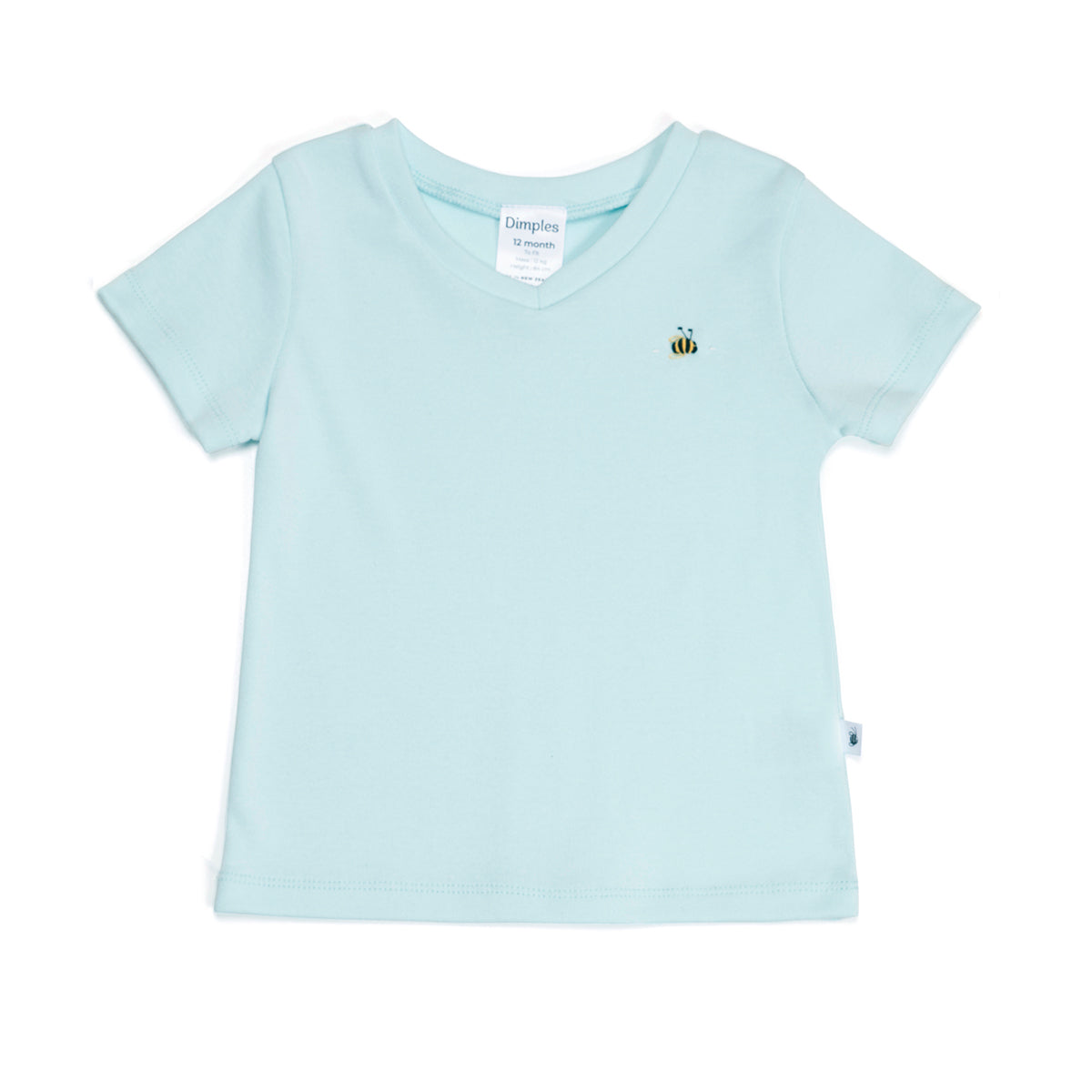 Dimples summer 2022/23 collection pastel skies cotton t-shirt in Blue Bee:image,small_image,thumbnail