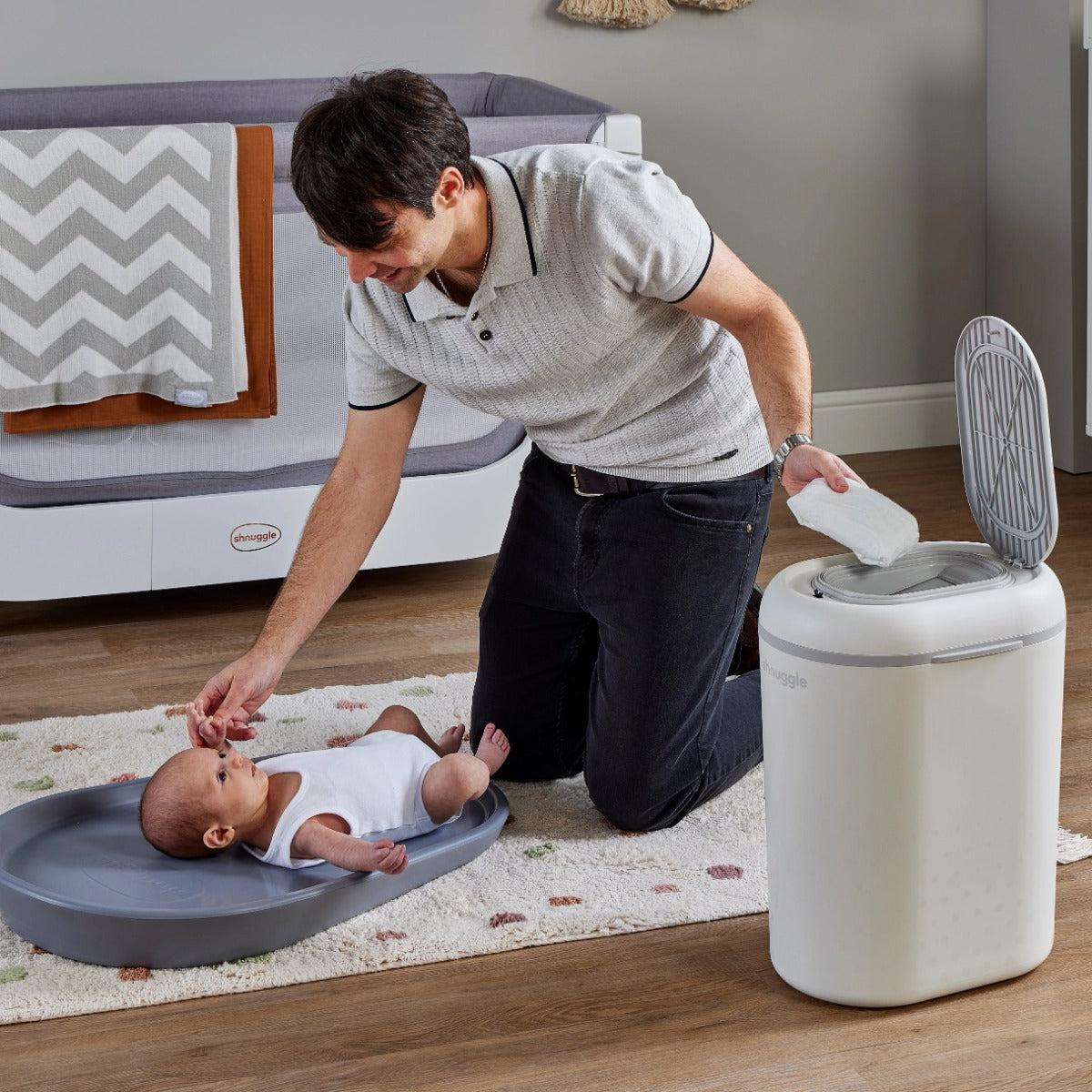 Shnuggle Eco touch Nappy Bin