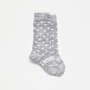 Merino Wool Knee High Socks From Lamington in grey and white:image,small_image,thumbnail,swatch_image