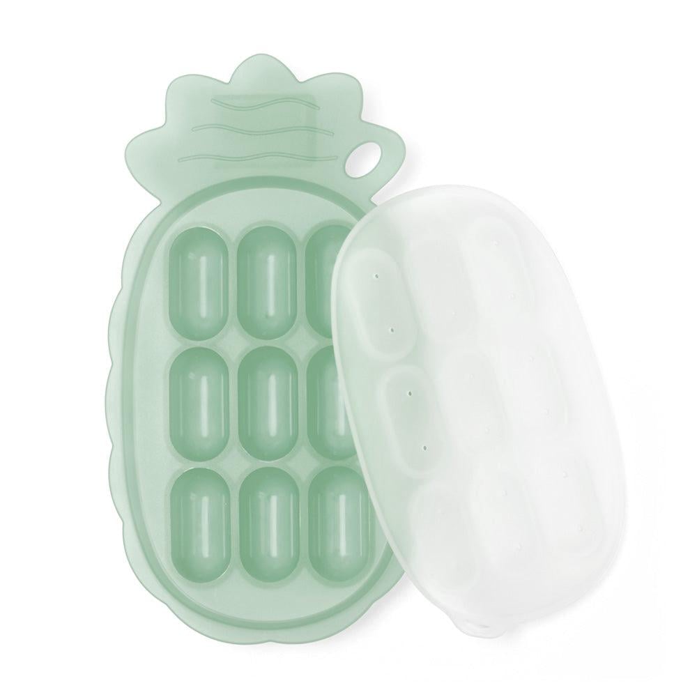 Haakaa Pineapple Silicone Nibble Tray Pea Green:image,small_image,thumbnail,swatch_image