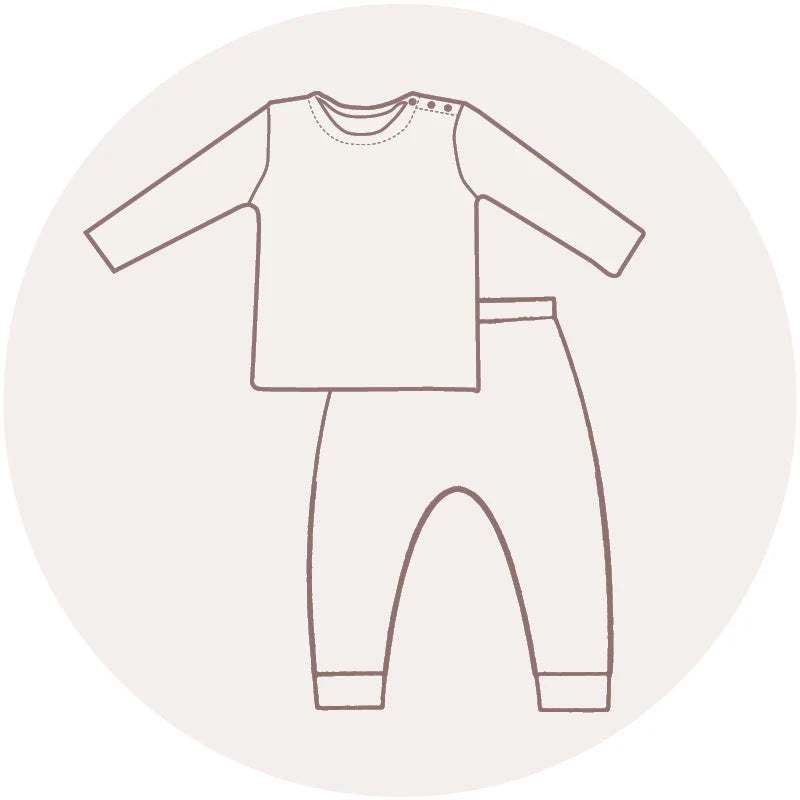 Baby Pyjamas - Organic Cotton & Merino Sleepwear - Dimples NZ