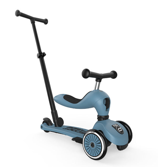 Highwaykick 1 Push and Go Steel - Scoot and Ride