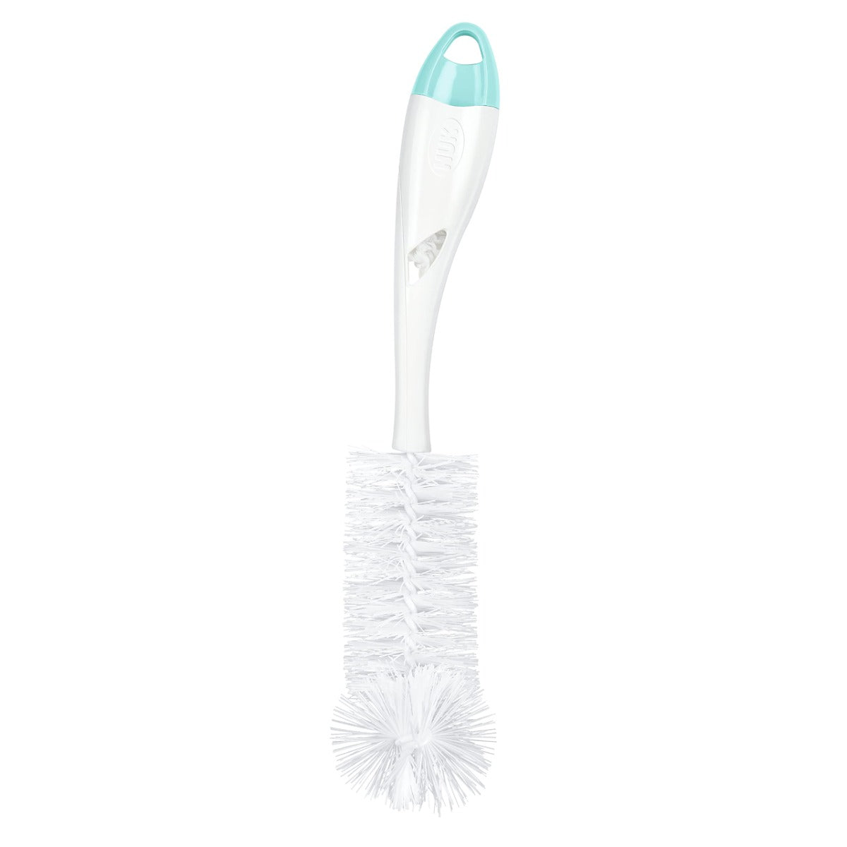 NUK Bottle Brush 2 in 1 with Teat Brush with mint coloured handle:image,small_image,thumbnail,swatch_image