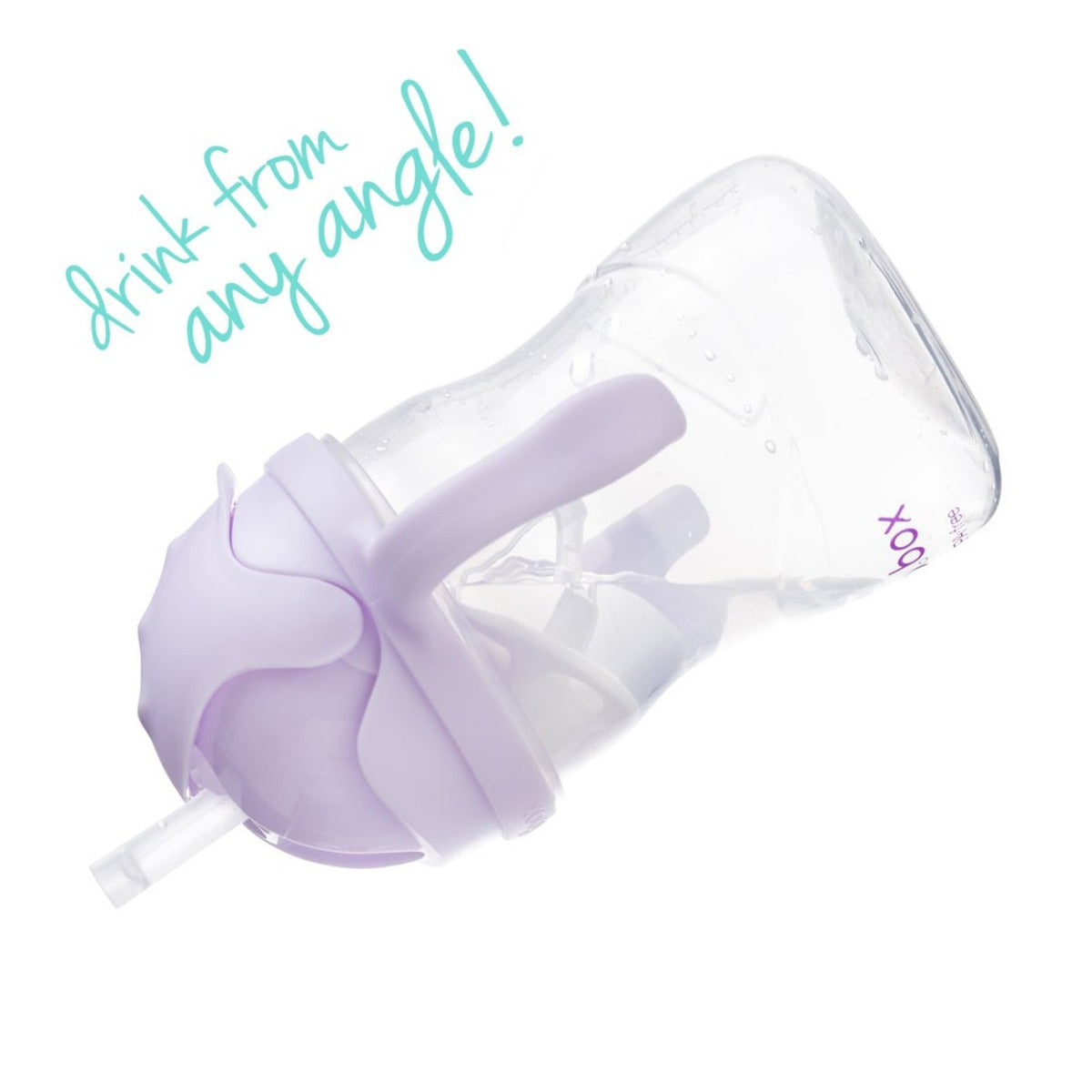 B.box Sippy Cup V2 in boysenberry tilted