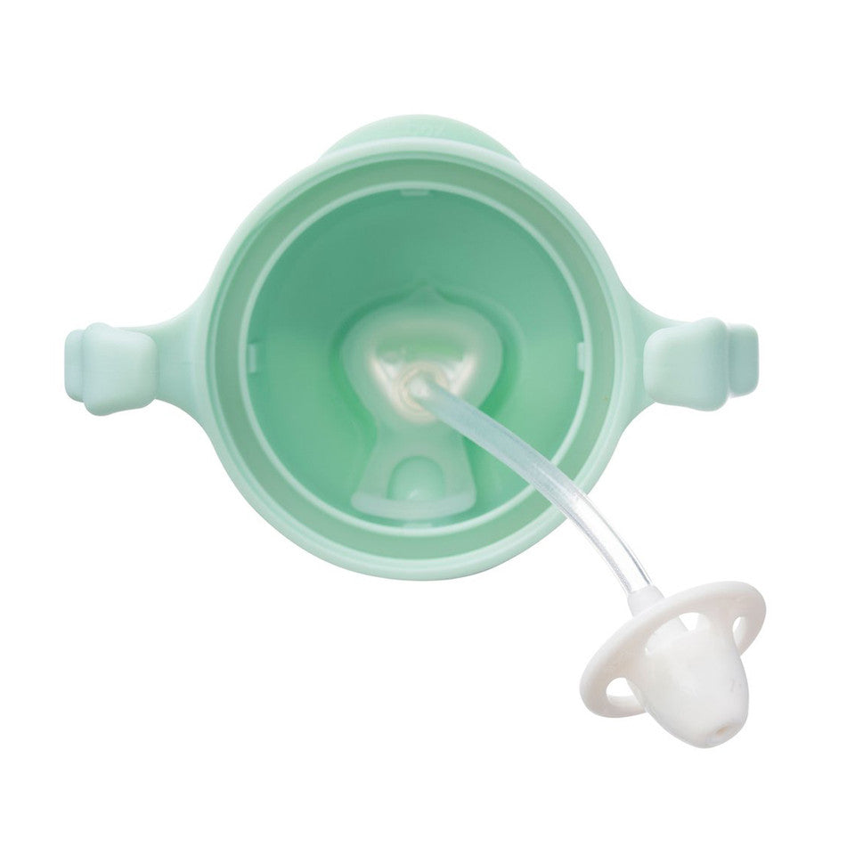 B.Box pistachio sippy cup top view