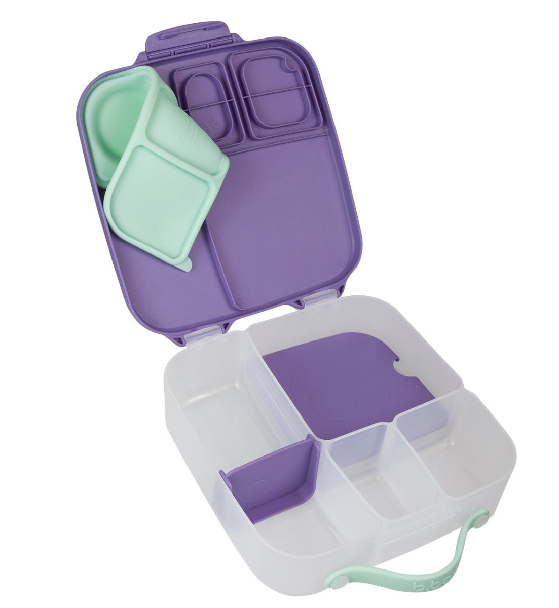 B.Box Lunch Box inLilac Pop Colour compartment view