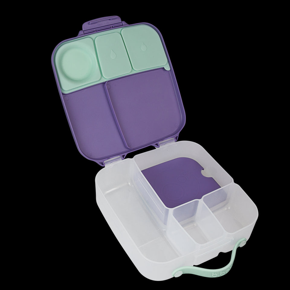 B.Box Lunch Box inLilac Pop Colour compartment view