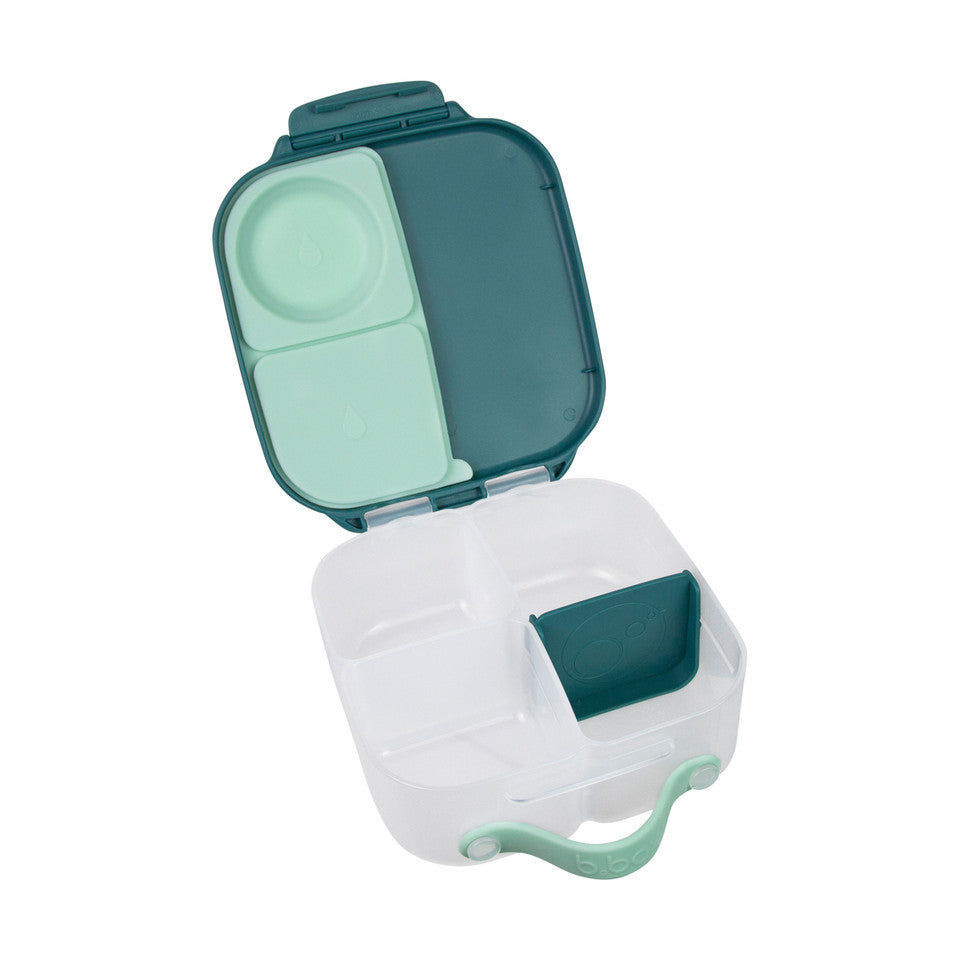 B.Box Mini Lunch Box in Emerald Forest Colour compartments