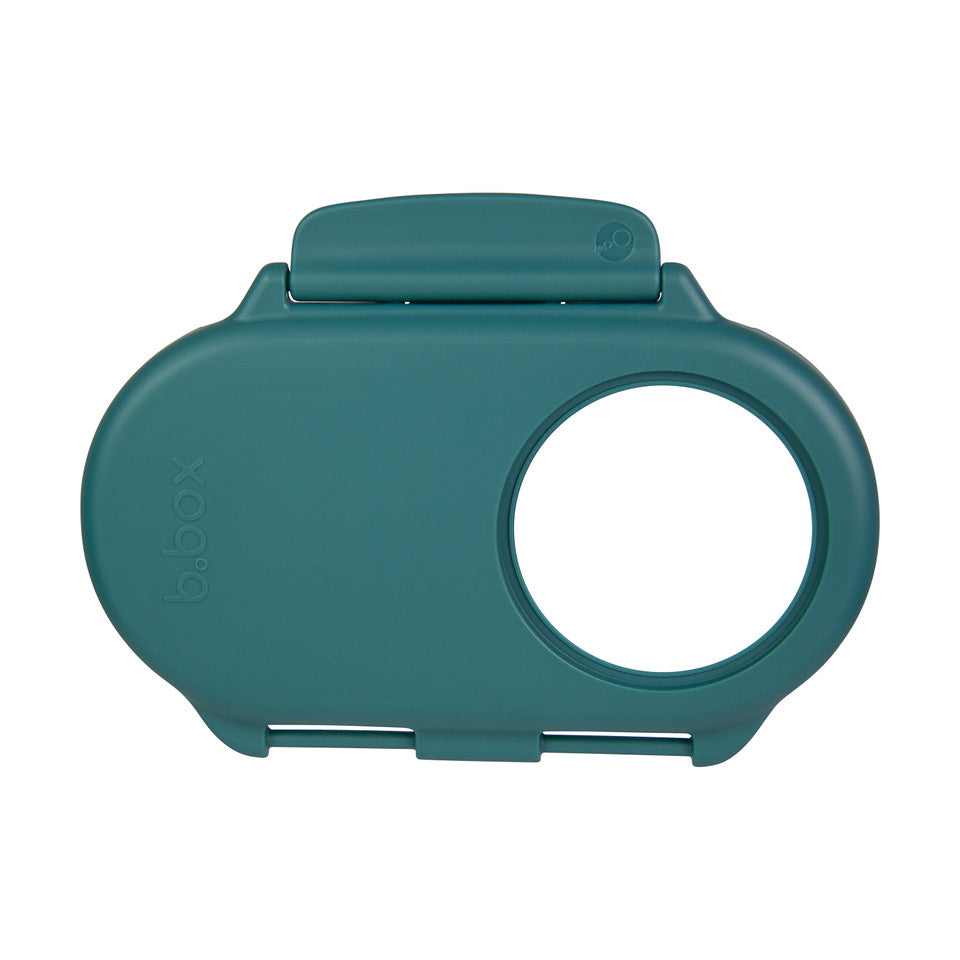 B.box Snack lunch box in emerald forest front view