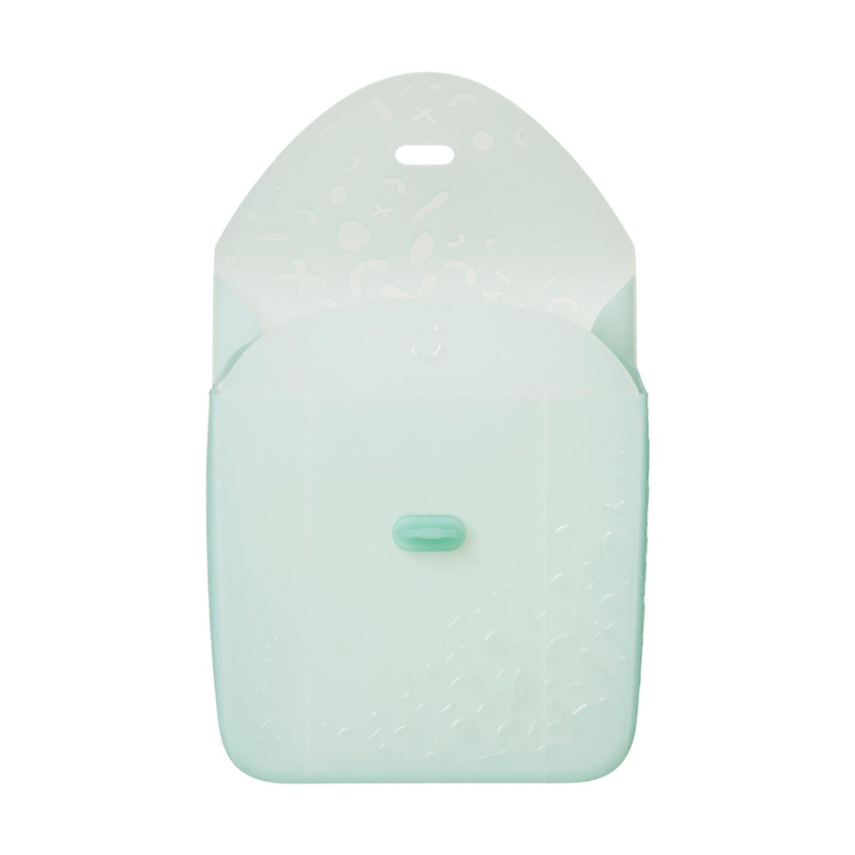 B.box Silicone Lunch Pocket in forest green open
