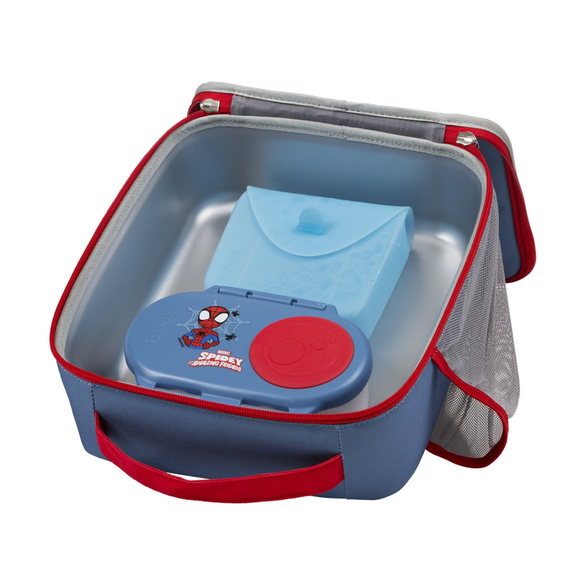 B.box Silicone lunch pocket in ocean in lunchbox 