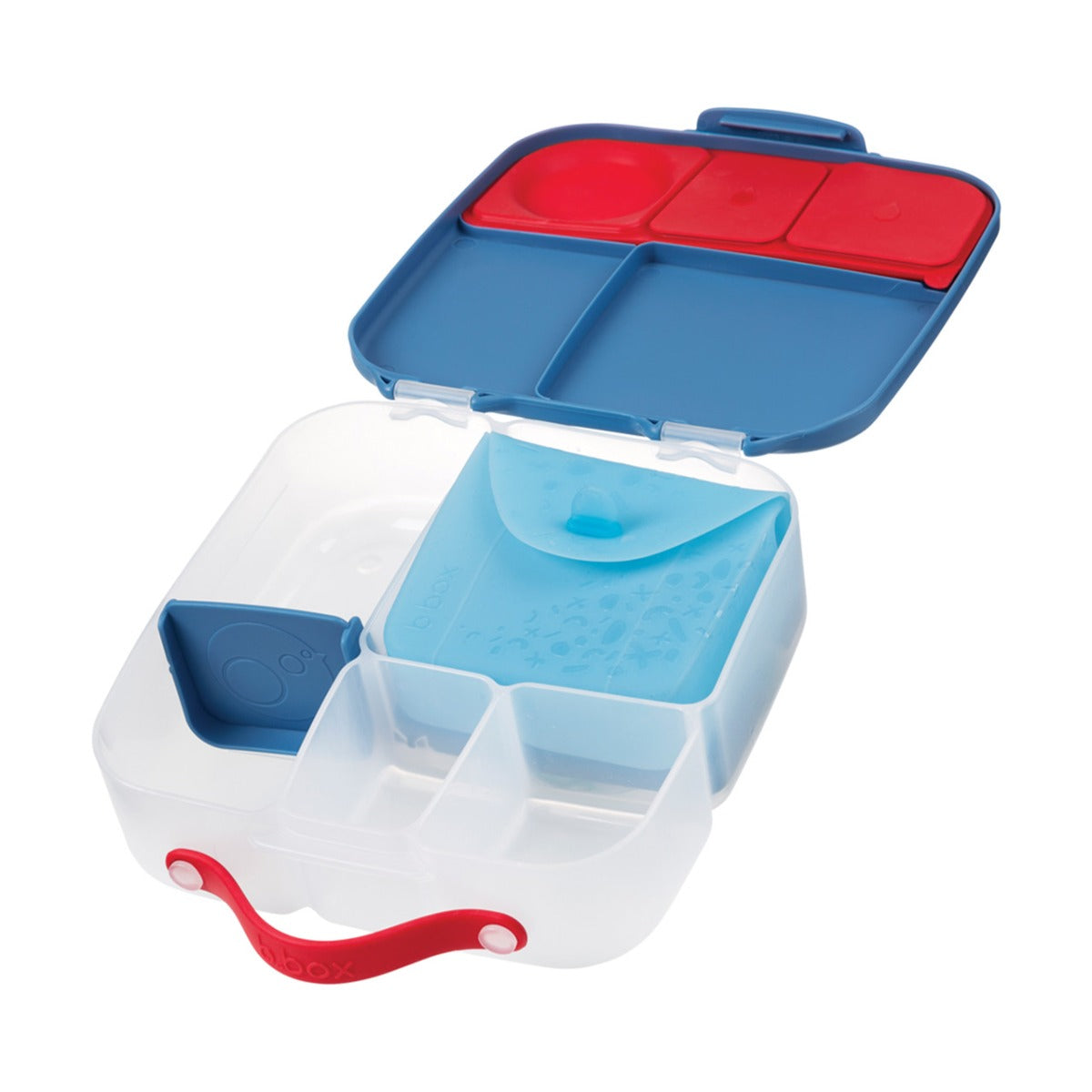 B.box Silicone lunch pocket in ocean in lunch box