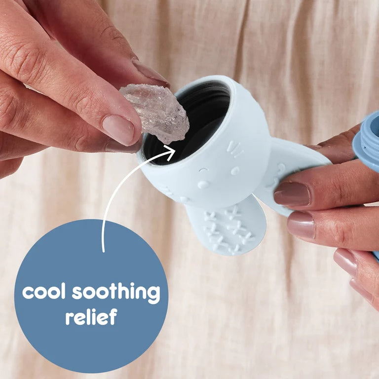 B.Box Chill and fill teether in Blue with ice