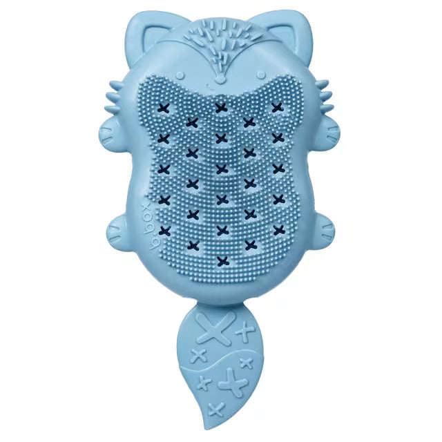 Baby Bath Brush Lullaby Blue Fox front view:image,small_image,thumbnail,swatch_image