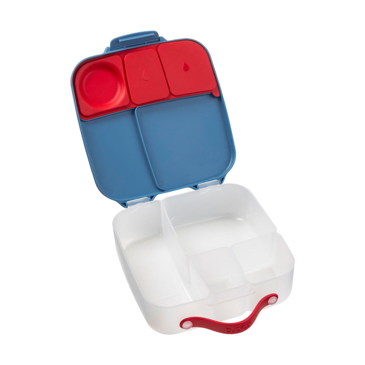 B.Box Lunch Box in blue blaze colour open box