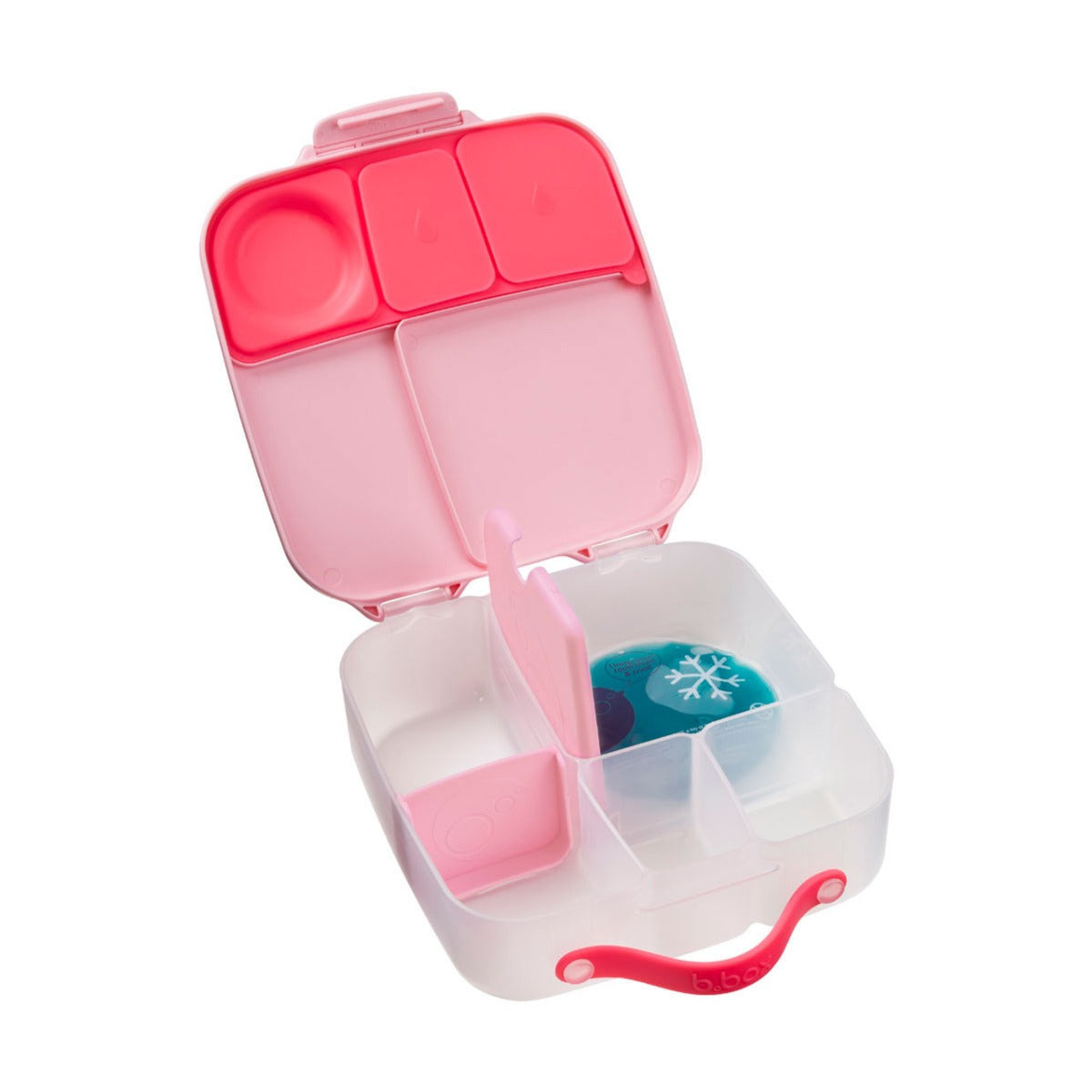 B.Box Lunch Box in flamingo fizz colour compartment