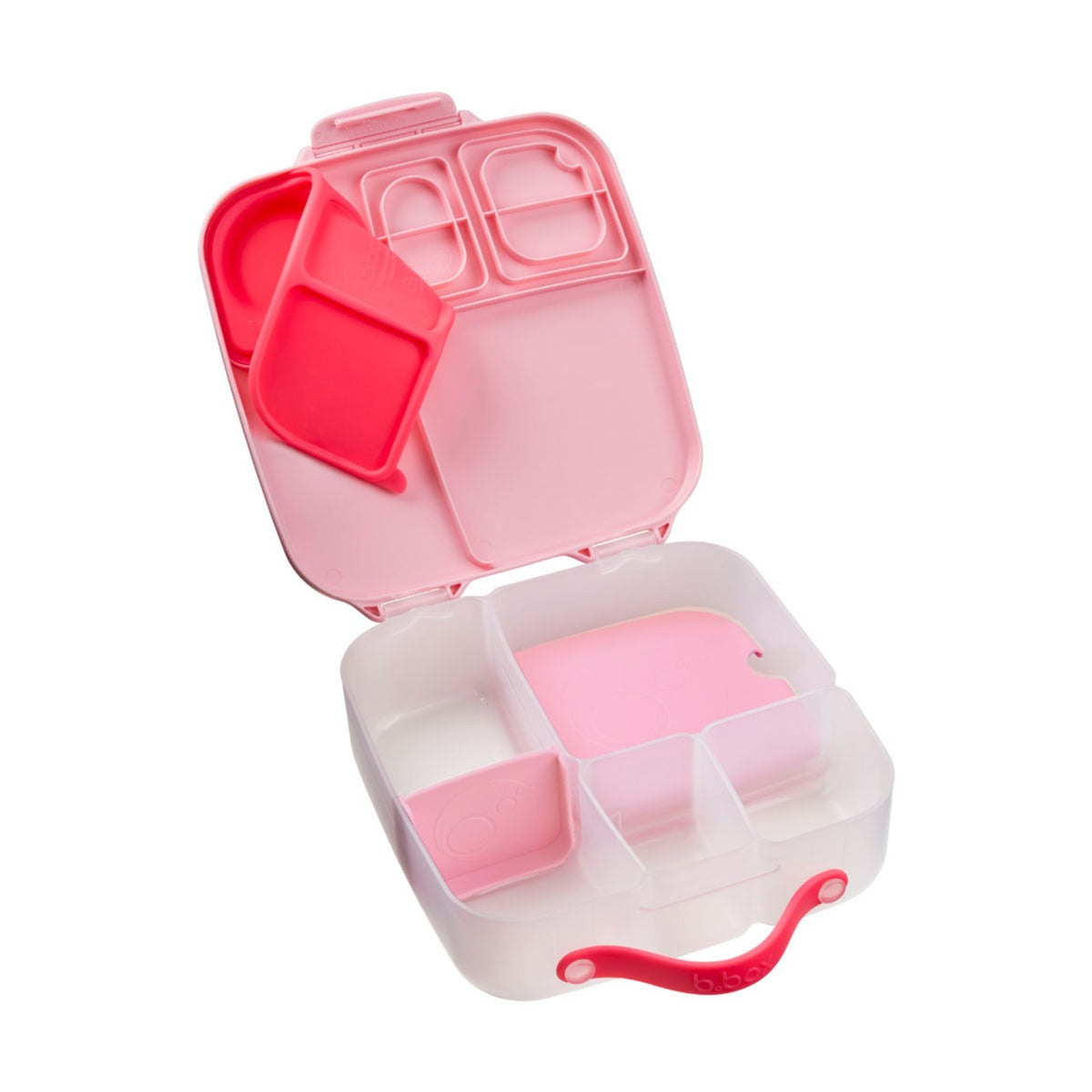 B.Box Lunch Box in flamingo fizz colour open box
