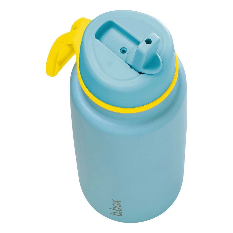 B.box Insulated Drinking Bottle with rubber strap top view